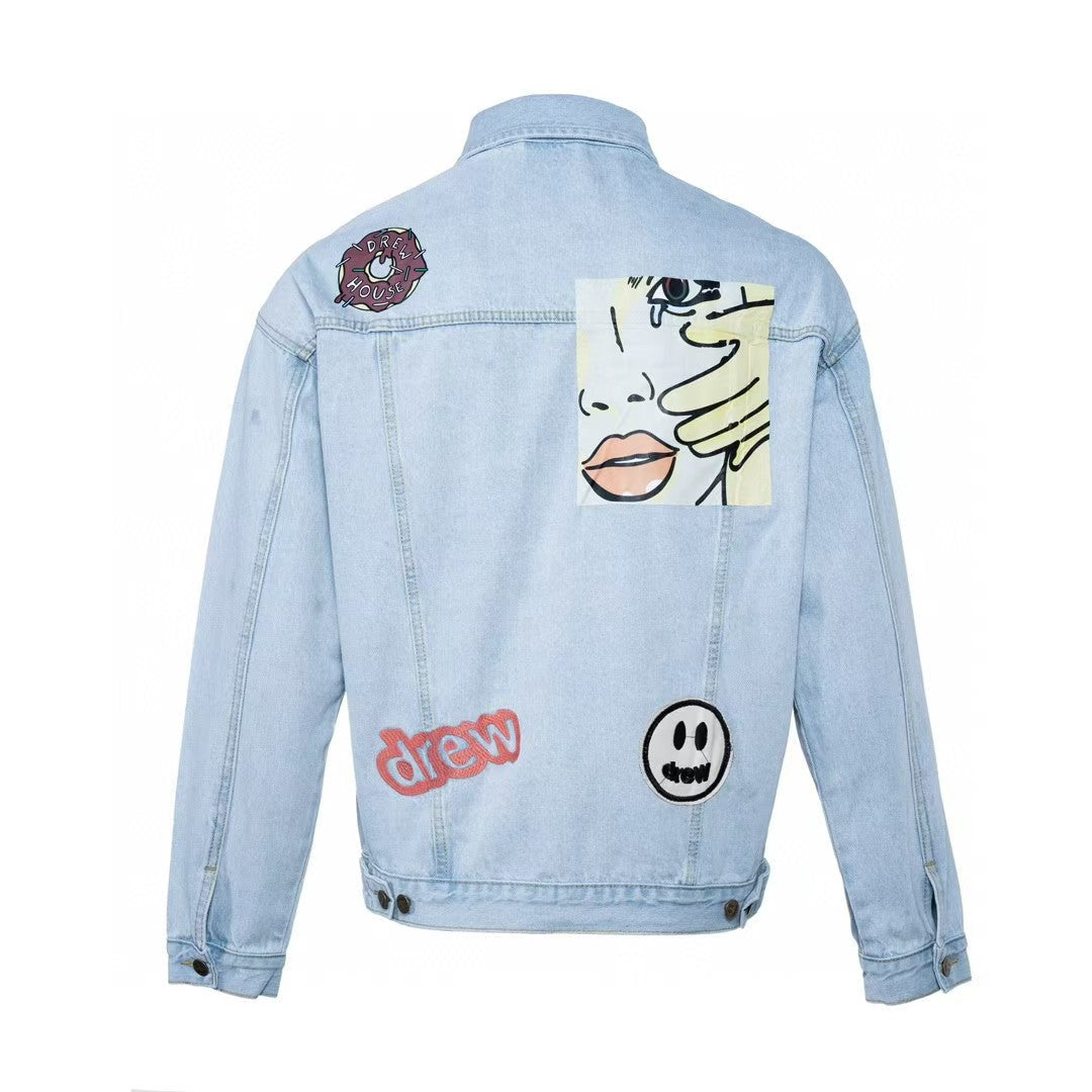 DRC1 Men and Women New denim jacket top jacket clothes