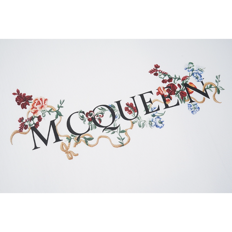 MQC7 New men's and women's summer pure cotton top T-shirt clothing