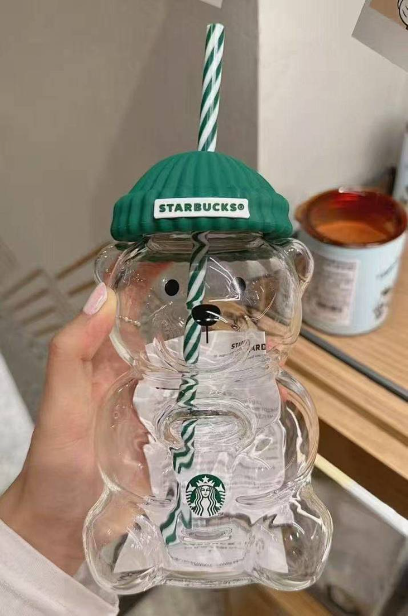 BBC1 Hot Bear Coffee Maker Cold Drink Glass Cup