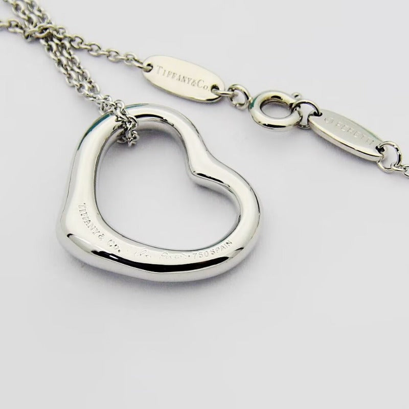 TN024 Women's heart-shaped stainless steel necklace jewelry