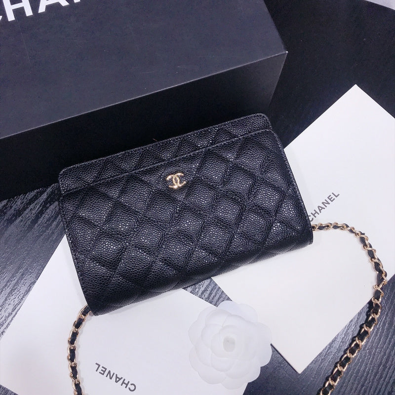 XCP016 Bag leather 19-13-4CM Bag Gold High Quality with box