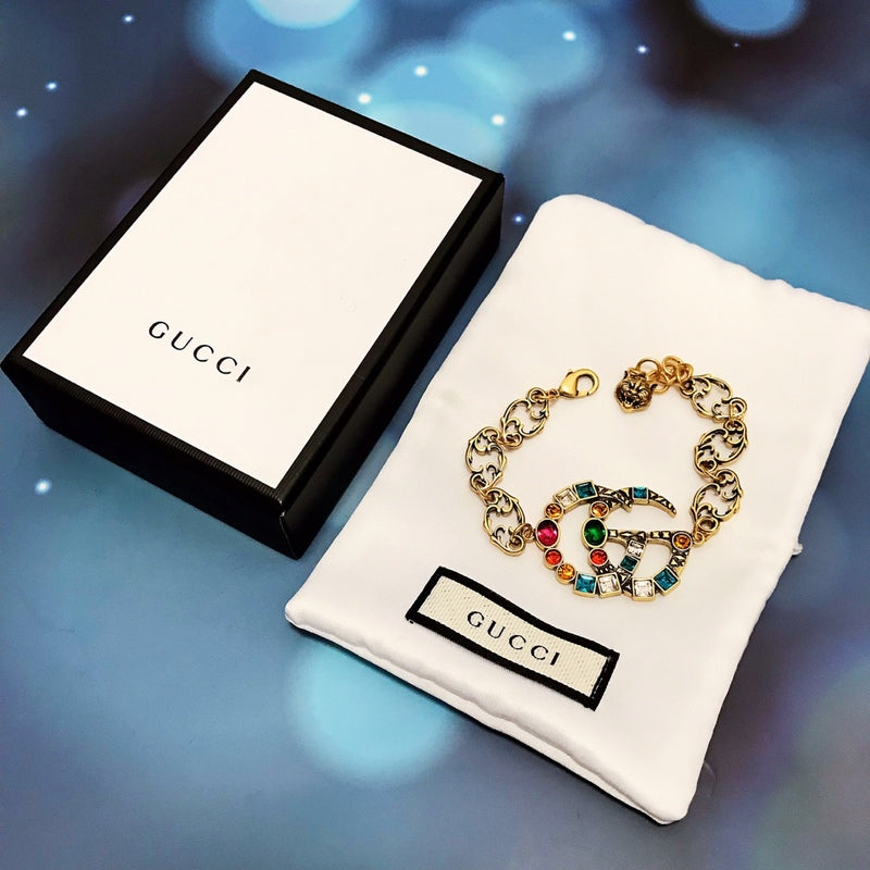 GB30 925 sterling silver needle brass bracelet Jewelry