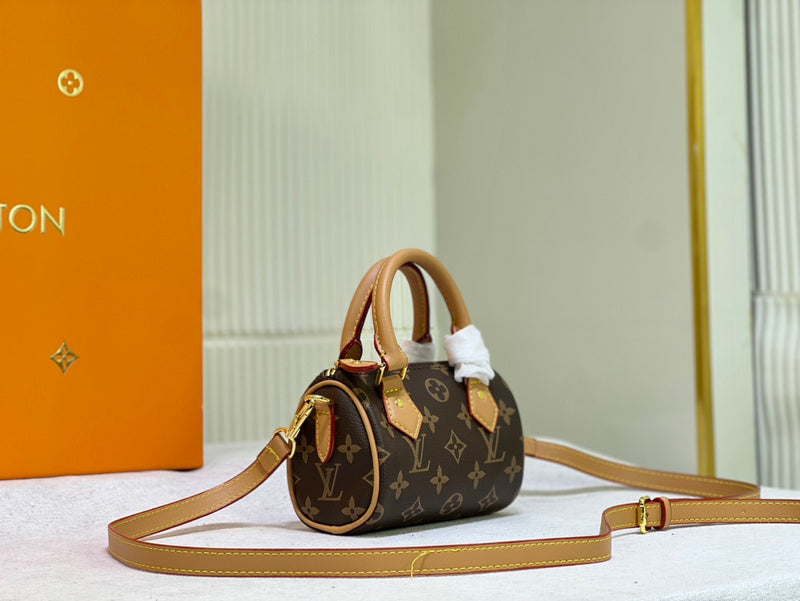 LLP06 Leather shoulder bag 16x11x9CM handbag