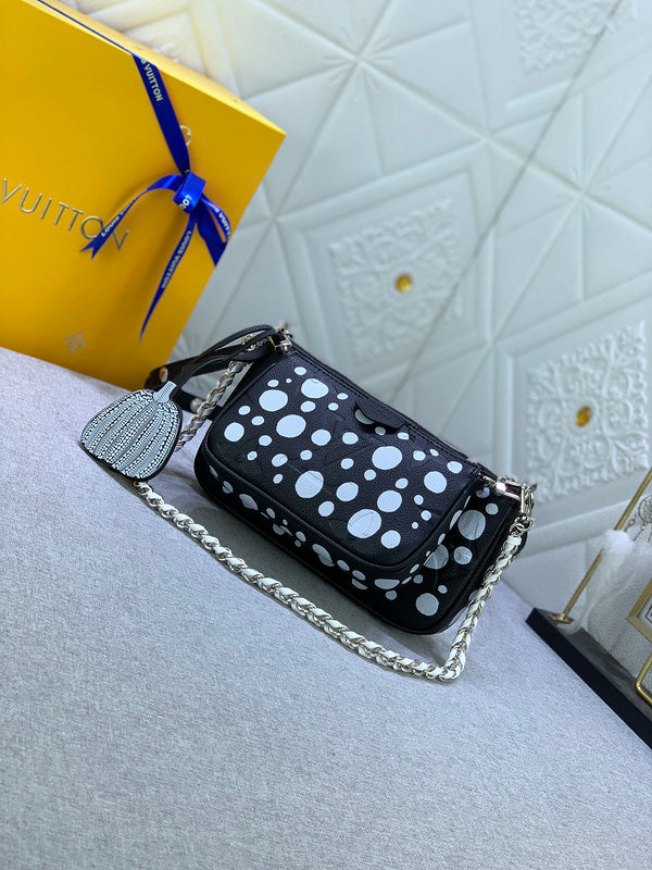 LLP017 Leather bag 24X13.5X4cm High Quality bag