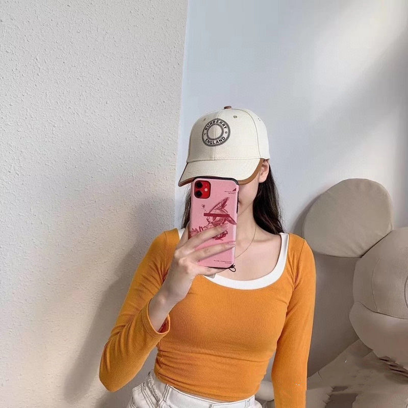 BUH10 Classic collocation of embroidery baseball cap and peaked cap