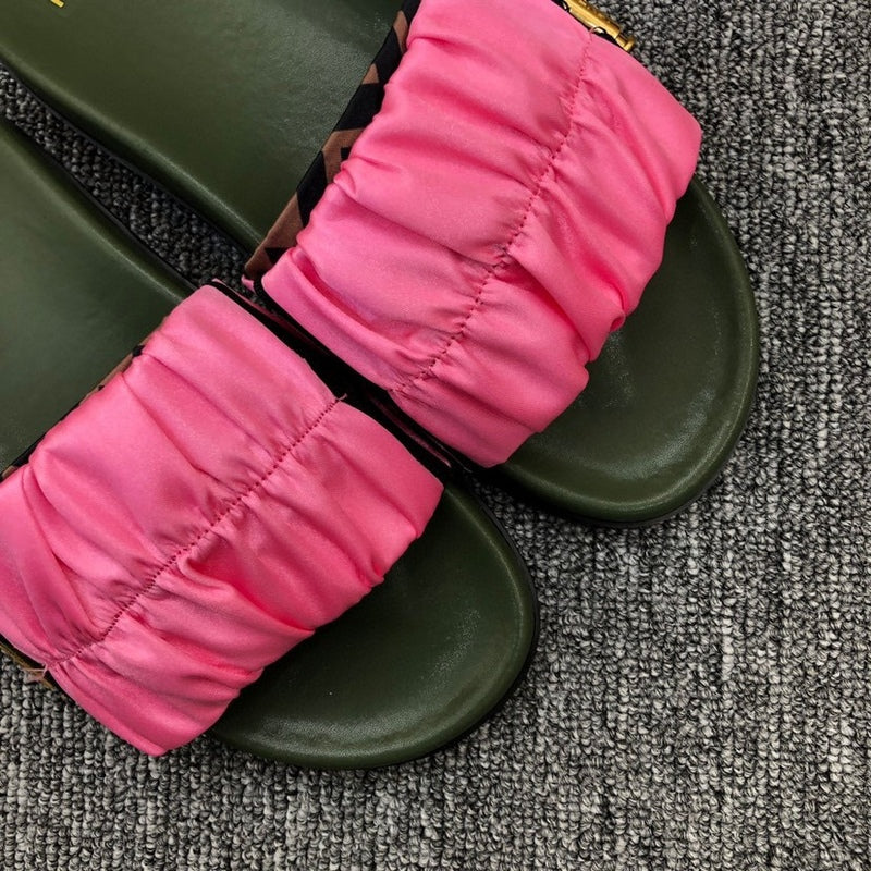 YFS6 shoes man and women slippers with all packaging