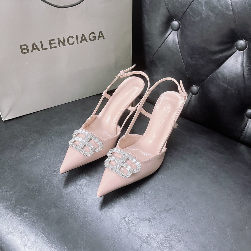 MBS11 Slippers Women 8CM heel shoes 35-42 With box