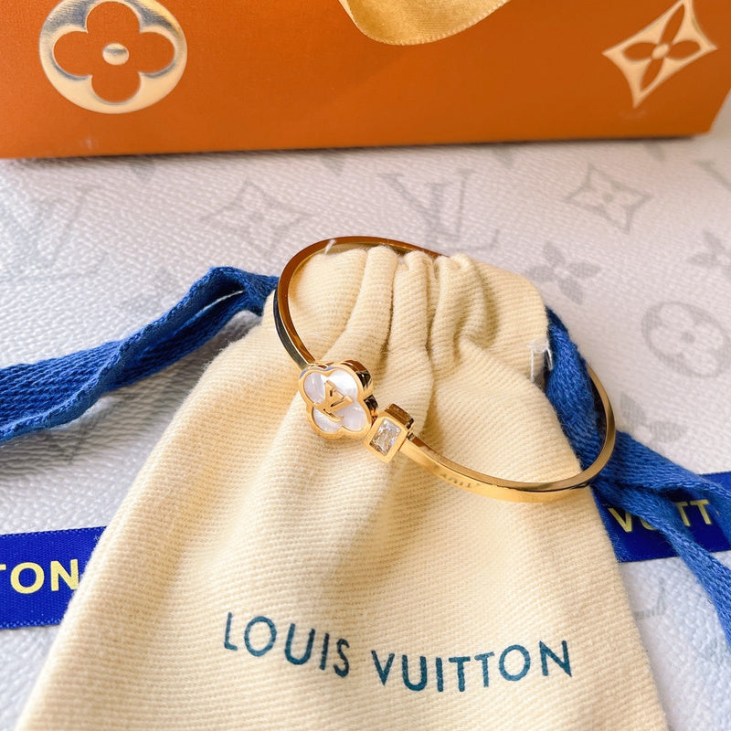 LVS334 Bracelet 316L steel plating gold Jewelry