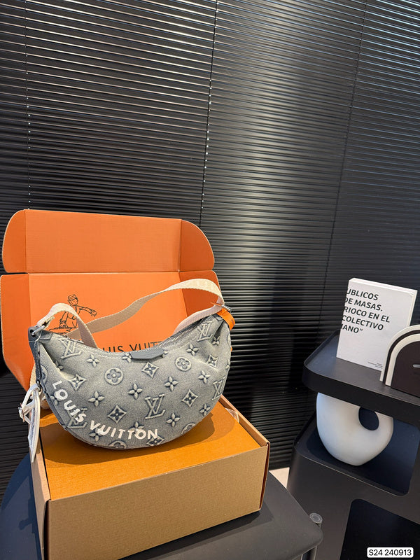 MLVB2 Denim pea bag 29*15cm