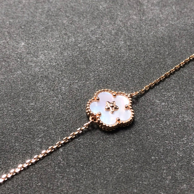 AVSB13 New plum and white shell bracelet jewelry