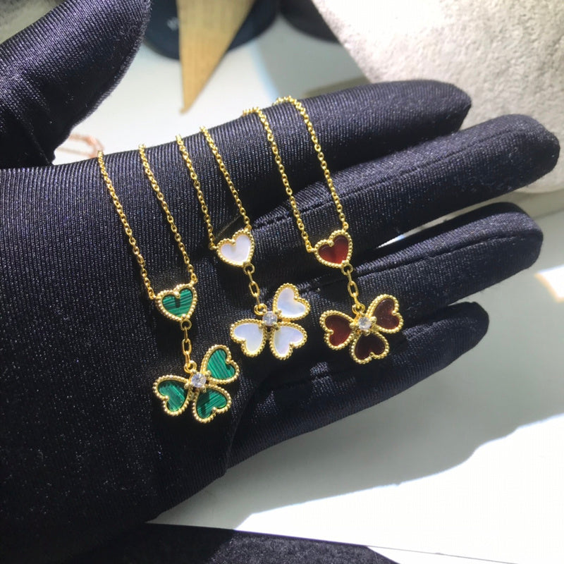 AVSN9 Women's four-heart necklace jewelry