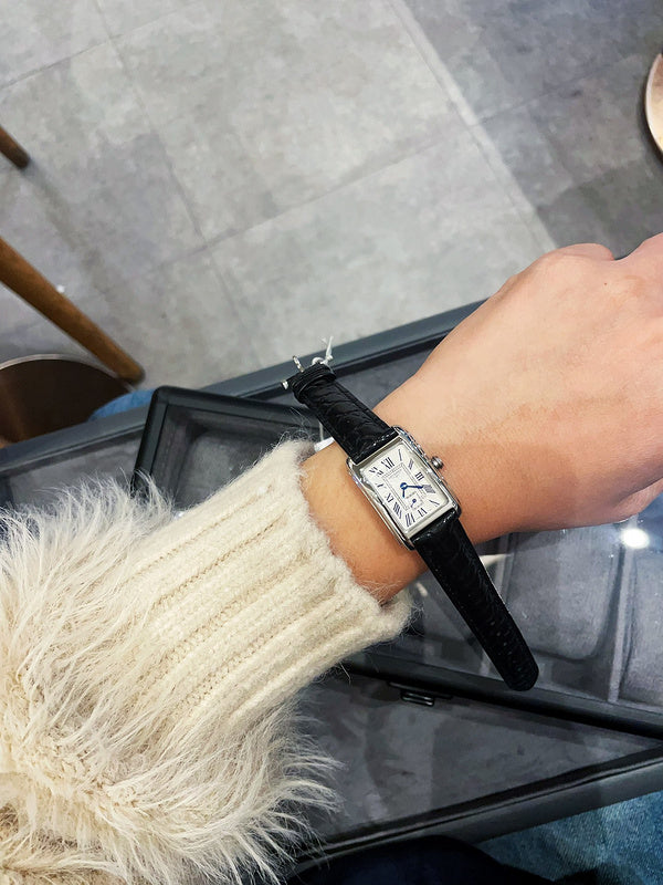 RW18 Delicate women's crocodile skin print watch