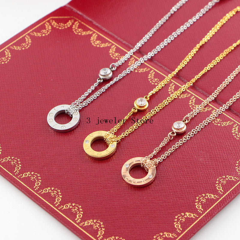 CAN24 Necklace 316L steel plating gold Jewelry