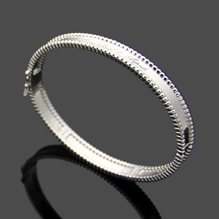 VAB25 Fashionable high quality four leaf flower bracelet gold plated Jewelry