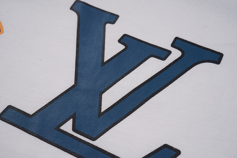 LVC141 New Men's and women's letter embroidery short-sleeved T-shirt clothing