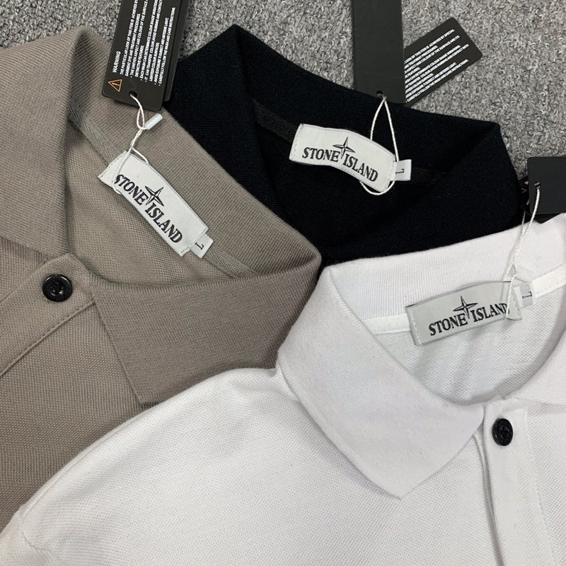 STC23 New men's polo shirt summer short sleeved top Clothing