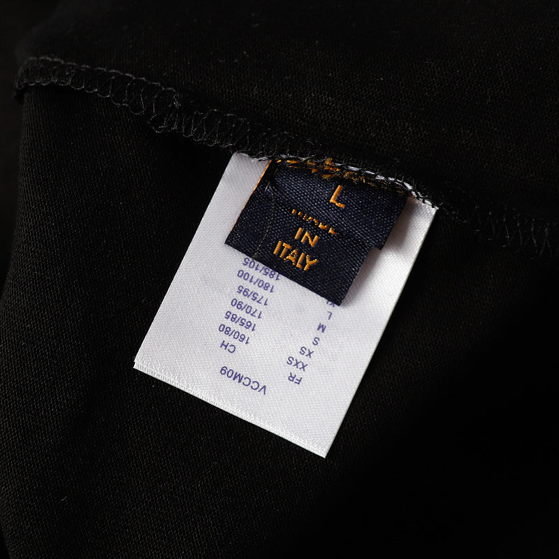 LVC145 New Men's and women's letter embroidery short-sleeved T-shirt clothing