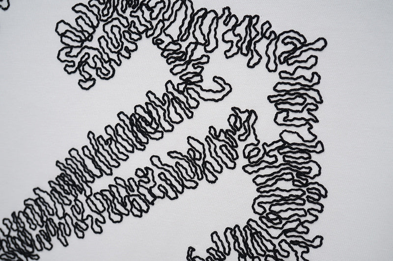 OFFC33 New Men's and women's letter embroidery short-sleeved T-shirt clothing