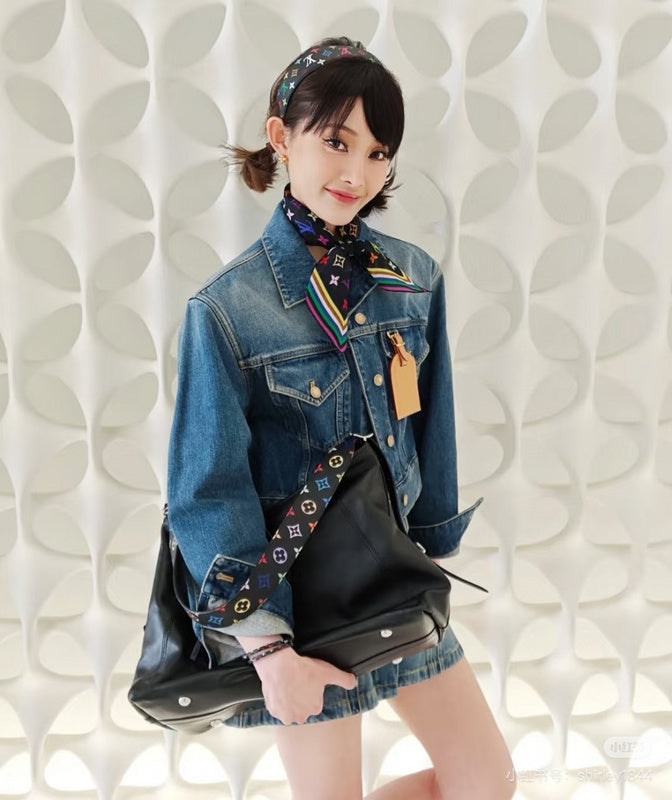 XLC29 Silk satin 90-90CM Scarf