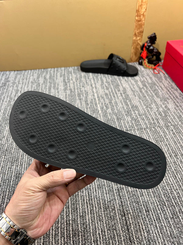 YVS10 Leather slippers couples shoes 36-45 With box