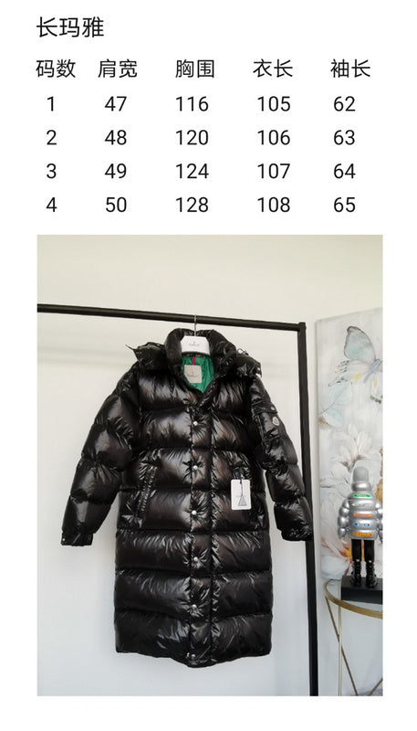 MKC55 Winter new medium long down jacket