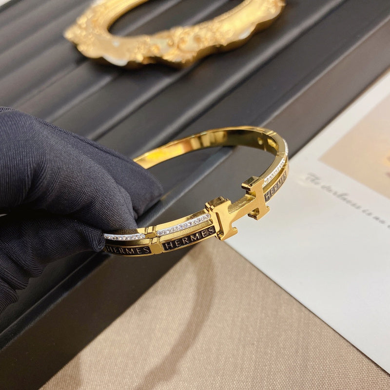 HS257 Fashion Stainless Steel Women Bracelet Jewelry