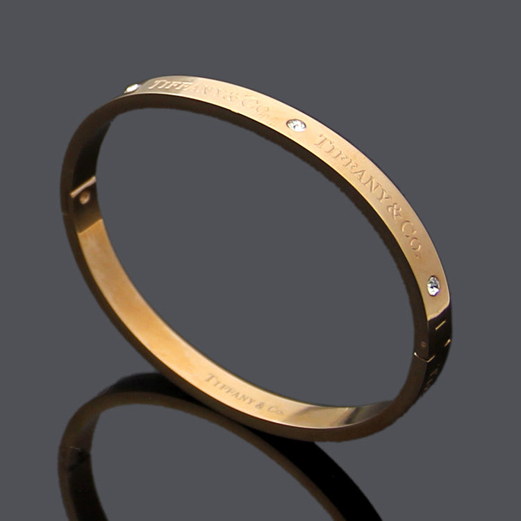 S315 Exquisite stainless steel diamond jewelry TB bracelet