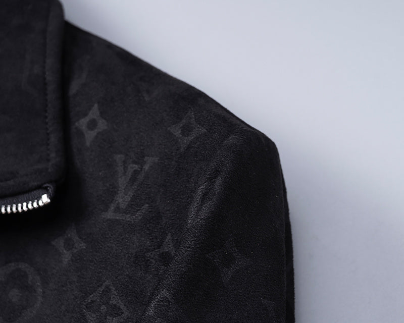 LVC022 New Spring and Autumn thin imitation deer skin velvet jacket long sleeved cardigan clothes