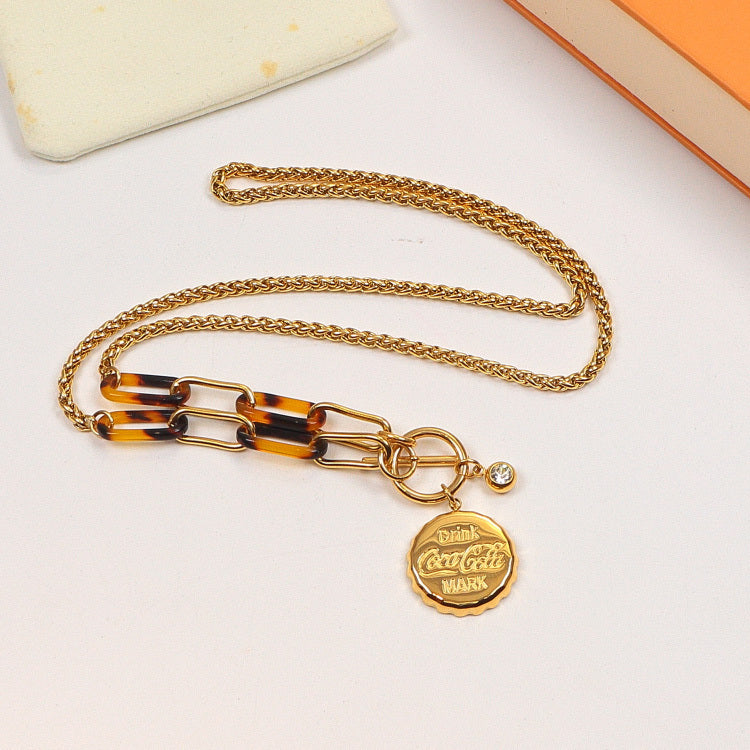 LN37 Classic Coca-Cola Long Necklace Jewelry