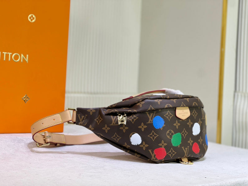 LLP04 Leather shoulder bag 37-14-13CM