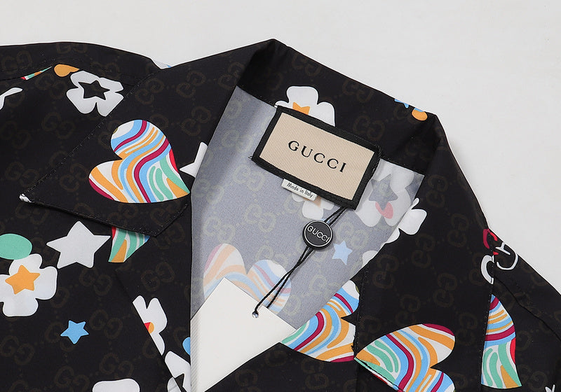 GUC01 2 New Fashion Summer Suit Short Sleeve Shirt Shorts