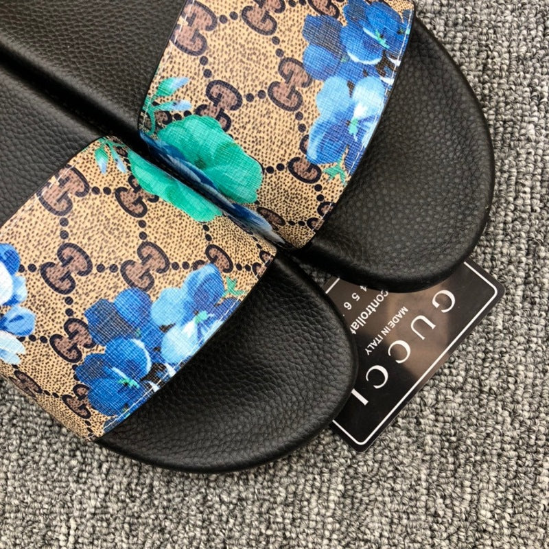 YGS13 shoes man and women slippers with all packaging