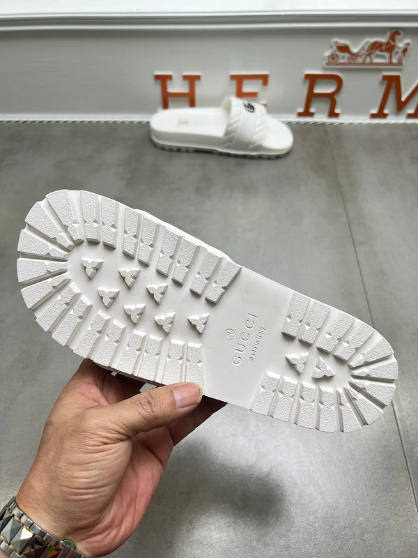 YGS06 Women and Man Leather Slippers 36-45 Shoes with Box