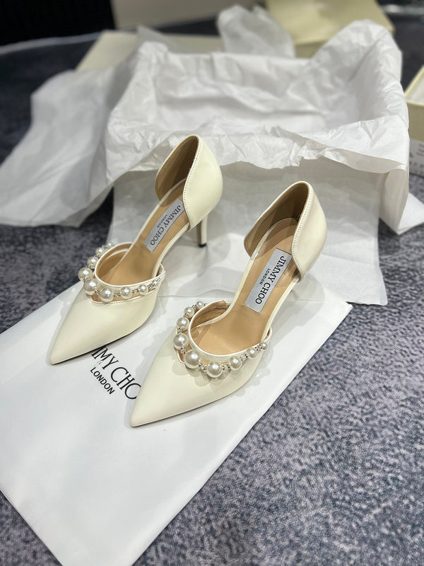 MBJS1 Leather 7CM Slippers Size 35-42 Shoes with Box