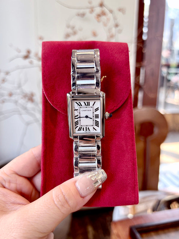 CW6 Men's and women's lychee patterned leather watch 25.5mm x 33.7mm/29.5mm*22mm