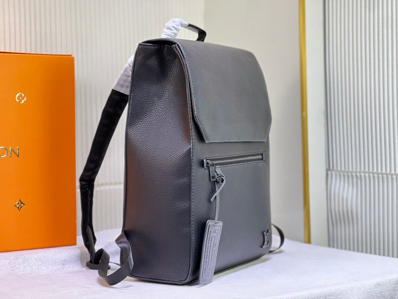 LLP4 Men High quality leather backpack 33x12x38cm Bag