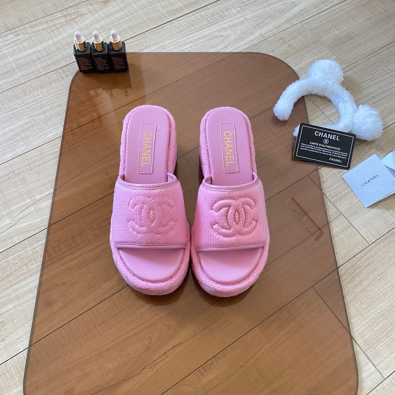 MBCS12 Leather Slippers Size 35-41 Shoes with Box