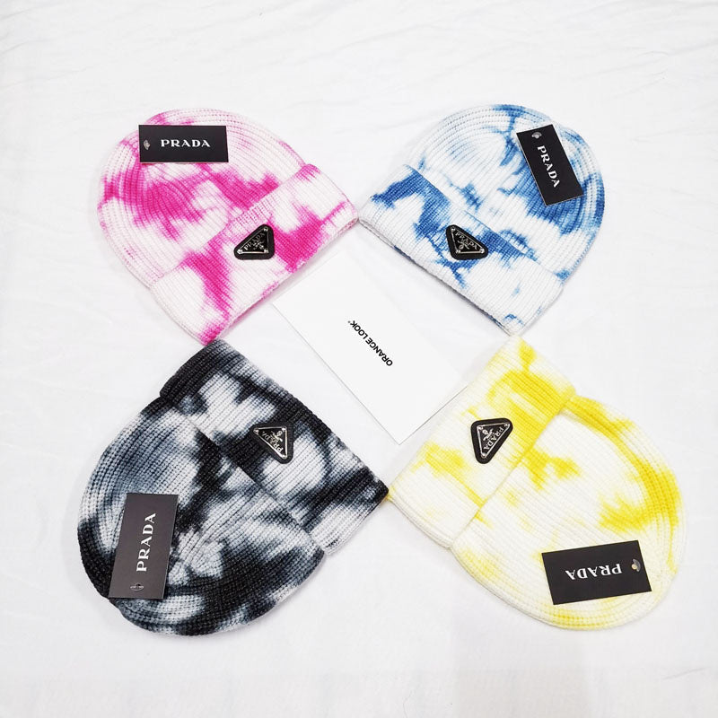 PPRH1 Tie dye knitted hat
