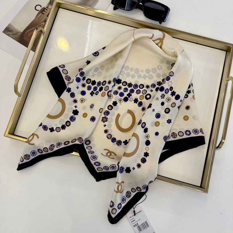 XCC35 Silk satin 70-70CM scarf