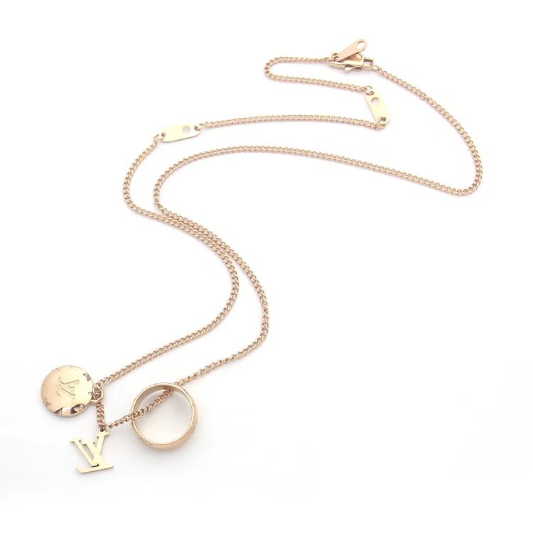 LVN05 Ring Pendant Necklace Jewelry