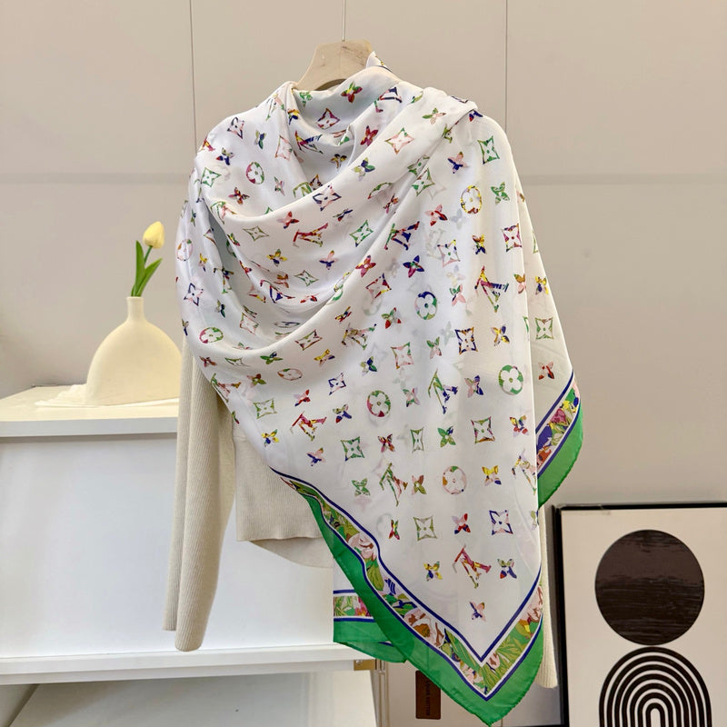 XLC08 Silk satin 90-180CM Scarf