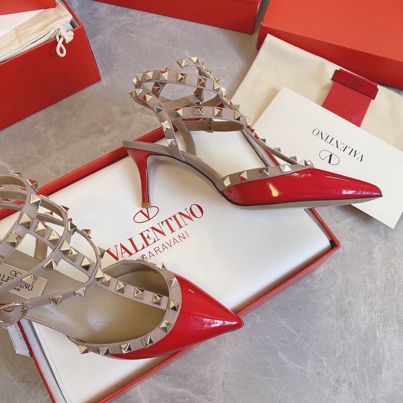 MVS24 Leather Women 6-8-10CM Heel shoes 35-42 With box