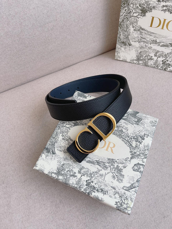 DBL3 Real leather 3.5CM 95-125CM Belt with all packing