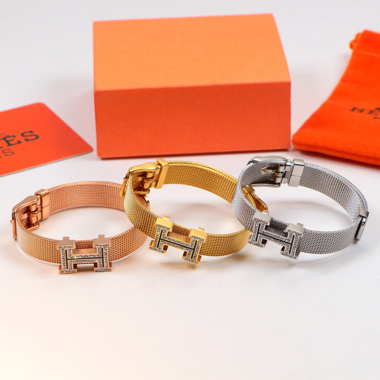 HB6 316L steel with 18K gold plated Jewelry