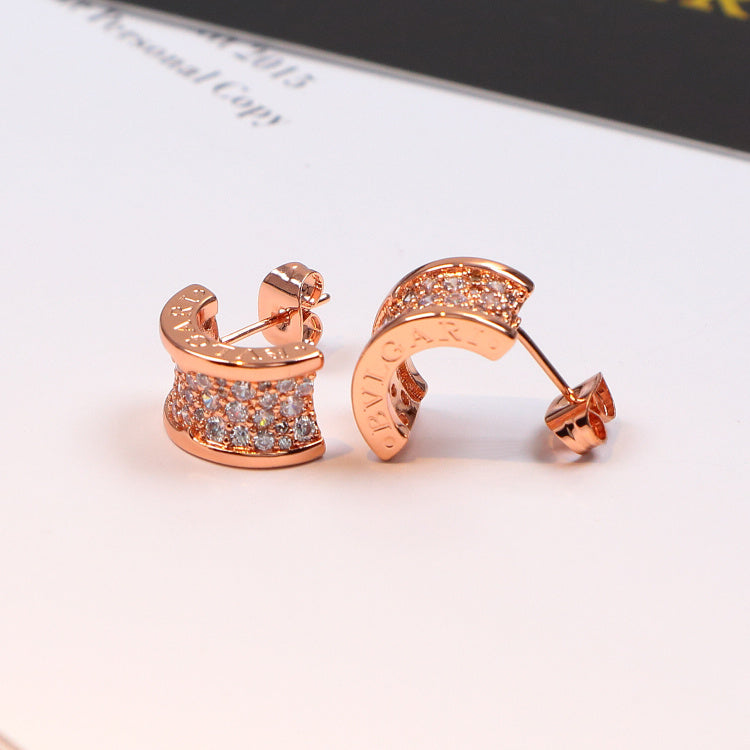 BVE2 316 stainless steel Fashion Earrings Jewelry