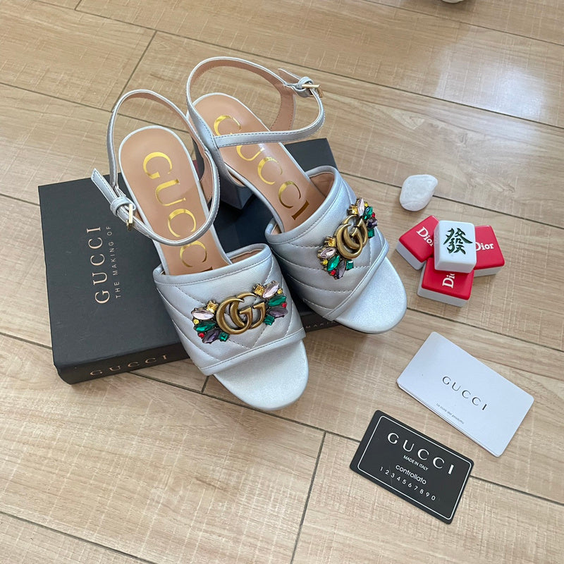 MJGS52 Slippers 6.5CM Women shoes 35-40 With box