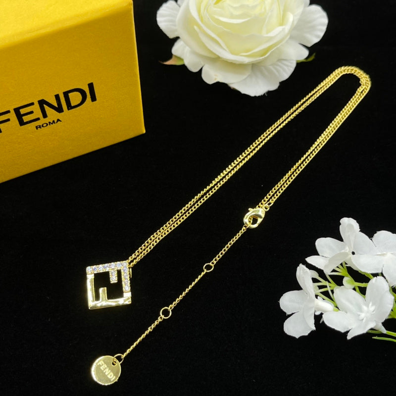 FEN1 Necklace 316L steel plating gold Jewelry