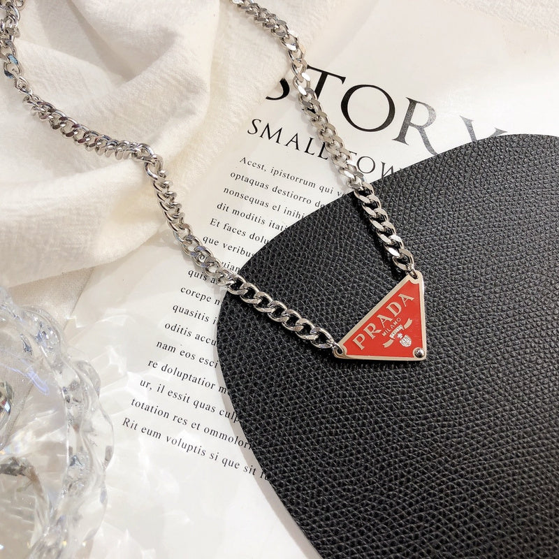 X309 Women's classic triangle necklace jewelry