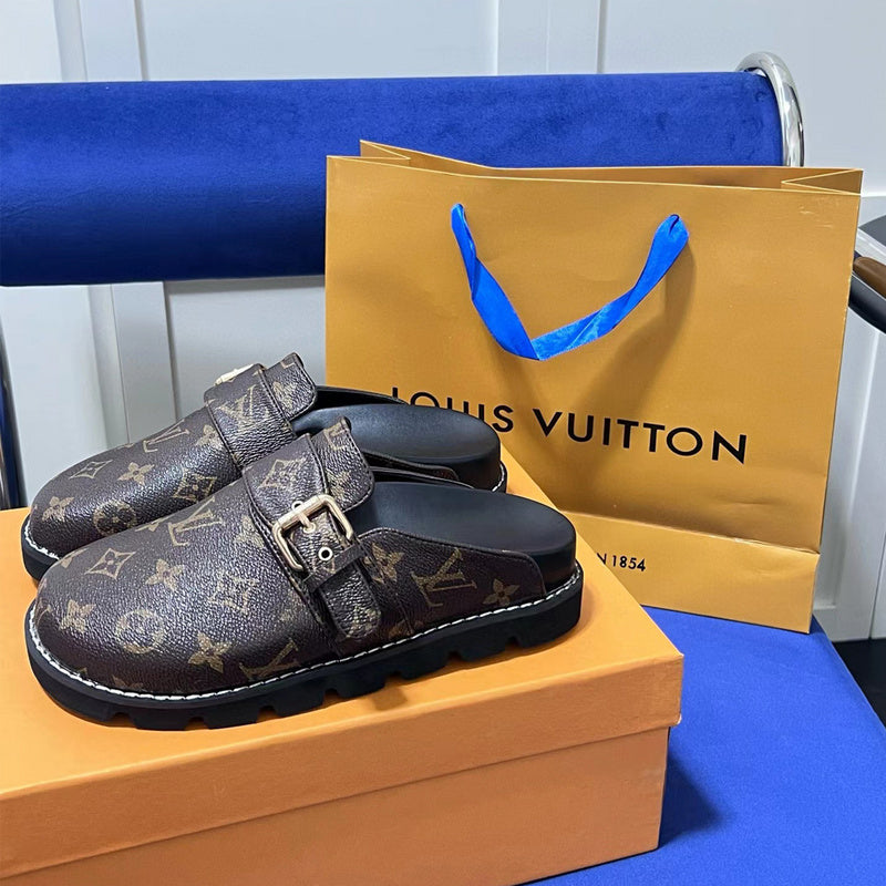 MLS9 Leather slippers Women shoes 35-40 With box