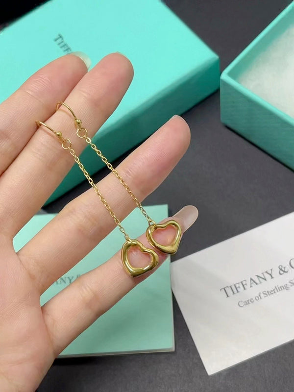 A1165 Titanium steel women's earrings and jewelry